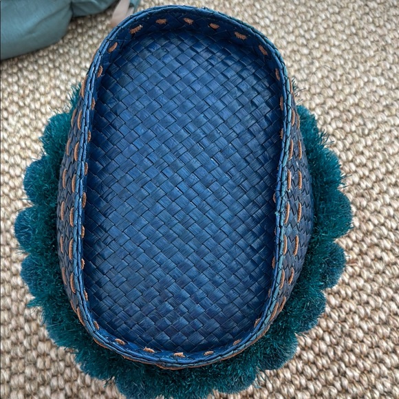 Stylish Blue and Green Tote Bag - Picture 7 of 13